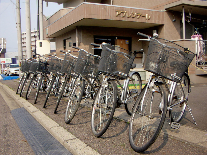 アプレンデールには備付自転車